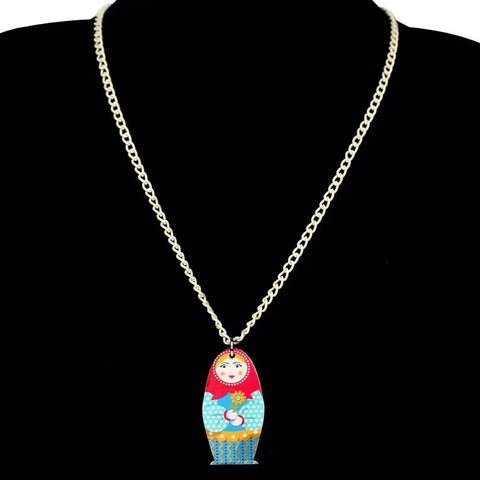 Collier matriochka Eva