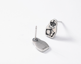 Boucles d'oreilles Matriochka argent 925.