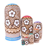 Arrirère Matrioshkas multicolores