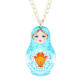 Collier Pendentif Matriochka <br> NADIA - Ma Poupée Russe
