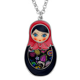 Collier Pendentif Matriochka <br> VICTORIA - Ma Poupée Russe