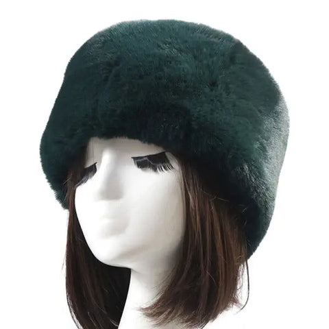 bonnet-russe-femme-vert-fonce
