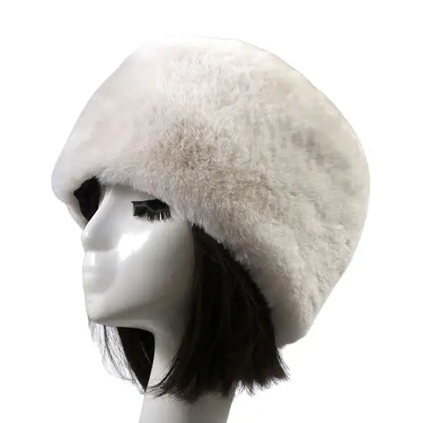Bonnet Russe Ouchanka En Fausse Fourrure Rouge Foncé – Unisexe, Taille Unique