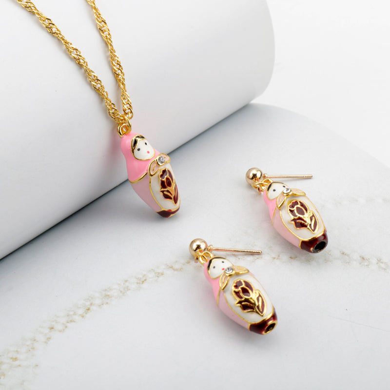 Boucles d'Oreilles Matriochka JULIETTE | Ma Poupée Russe Boucles d'Oreilles Matriochka JULIETTE | Ma Poupée Russe