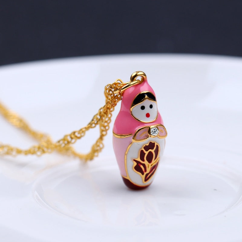 Collier Matriochka AUDREY | Ma Poupée Russe Collier Matriochka AUDREY | Ma Poupée Russe
