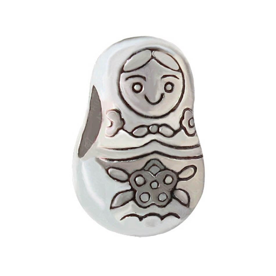 Porte-clés Pendentif Matriochka Russe - Zinc - 10 Cm - Déco Créative Cadeau Original - 9