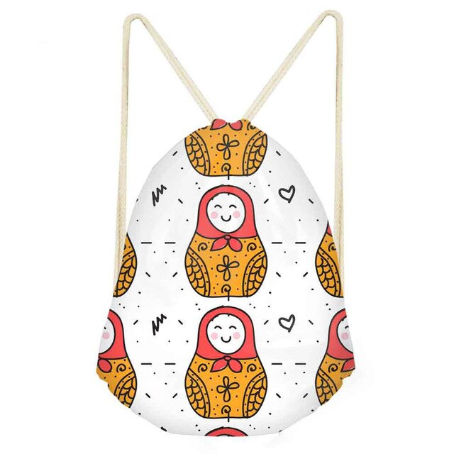 20 Poupées Russes Traditionnelles Multicolor - Fait Main Par Titova (Russie)