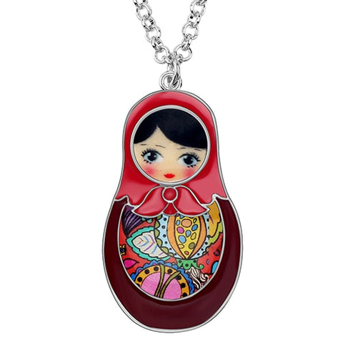 Collier Matriochka CAROLINE | Ma Poupée Russe Collier Matriochka CAROLINE | Ma Poupée Russe